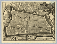 212029 Plattegrond van de stad Utrecht met directe omgeving; met weergave van het stratenplan, wegen en watergangen en ...
